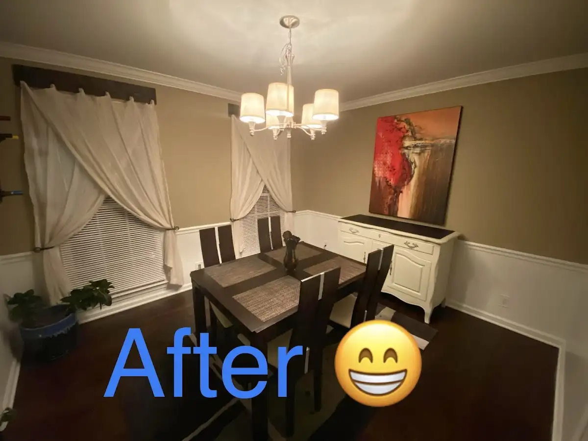 Professional dining room restoration after water damage in Selma